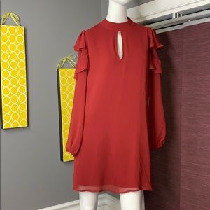 EXPRESS- maroon long sleeve dress. Size M 💝